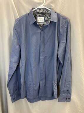 Craft & Flow Flip Cuff Men's Long Sleeve Shirt Size Medium